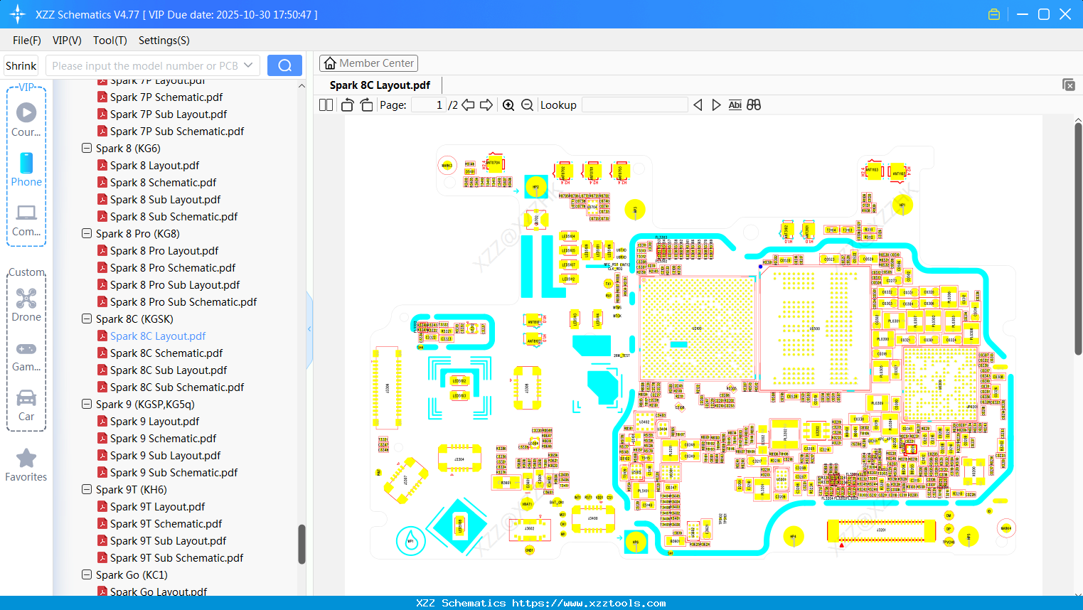 Tecno Spark 8C Layout